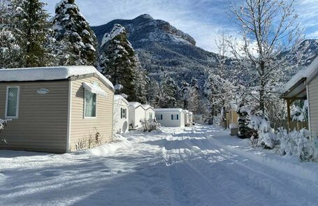 Camping Paradis sous la neige