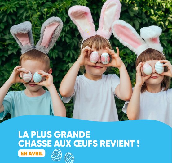 Participez à la plus grande chasse aux œufs en avril au Camping Paradis ! Tentez de trouver l'Œuf d'Or pour gagner un pass exclusif sur le tournage de la série. Réservez vite ! | © Participez à la plus grande chasse aux œufs en avril au Camping Paradis ! Tentez de trouver l'Œuf d'Or pour gagner un pass exclusif sur le tournage de la série. Réservez vite !