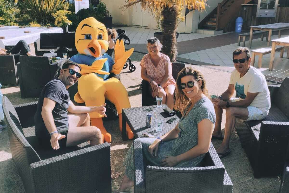 piki et vacanciers au Camping Bimbo