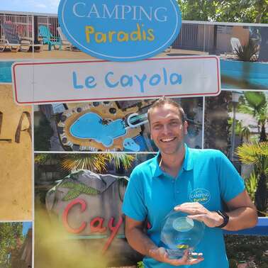 Romain du camping paradis Cayola