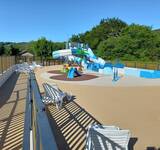 toboggan aquatique au Camping Paradis la Gineste à Arnac