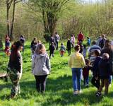 vacanciers en randonnée au val de trie