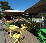 terrasse du Camping Paradis A l'Ombre des Tilleuls