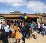 Foule de vacanciers au camping de barberousse