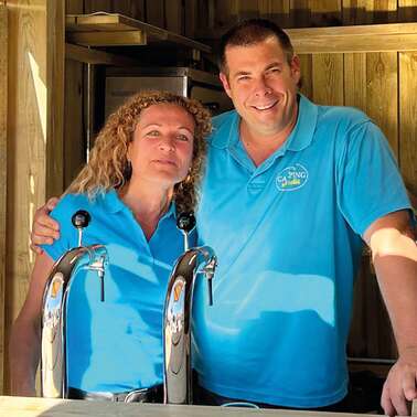 Propriétaires du Camping Paradis Bellevue Erquy, été 2022