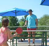 animation ping-pong au Camping Paradis Les Chanterelles