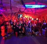 enfants et piki qui fetent haloween au domaine de bellevue