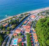 vue aérienne du Camping Paradis La Ferme Erromardie