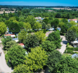 Camping Paradis La Grand Métairie vue du ciel mobil-homes