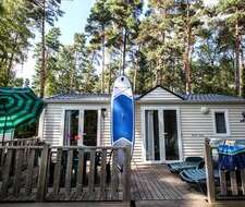 mobil home familial au camping Lac d'Aydat