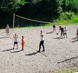 terrain de volley au camping lac d'aydat