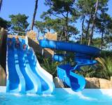 toboggan de la piscine du camping dauphin 