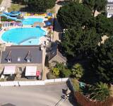 Camping Paradis Les Palmiers, espace aquatique vu de haut