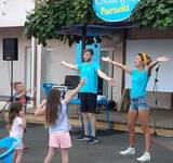 danse animateurs et enfants au Camping Paradis Midi Pyrénées