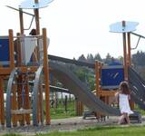 aire de jeux du Camping Paradis Vallée du Lot, à Pujols