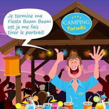 propriétaire camping fiesta boom boom