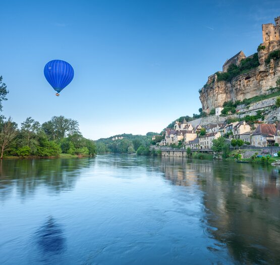 fleuve de Dordogne et Château de Beynac