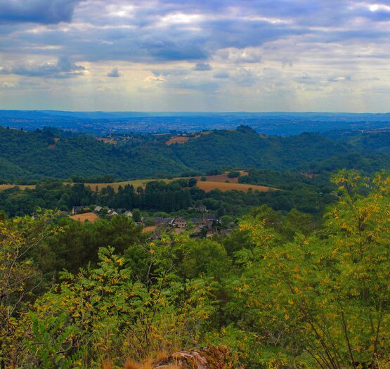 Paysages splendides à Aubazine, en Corrèze